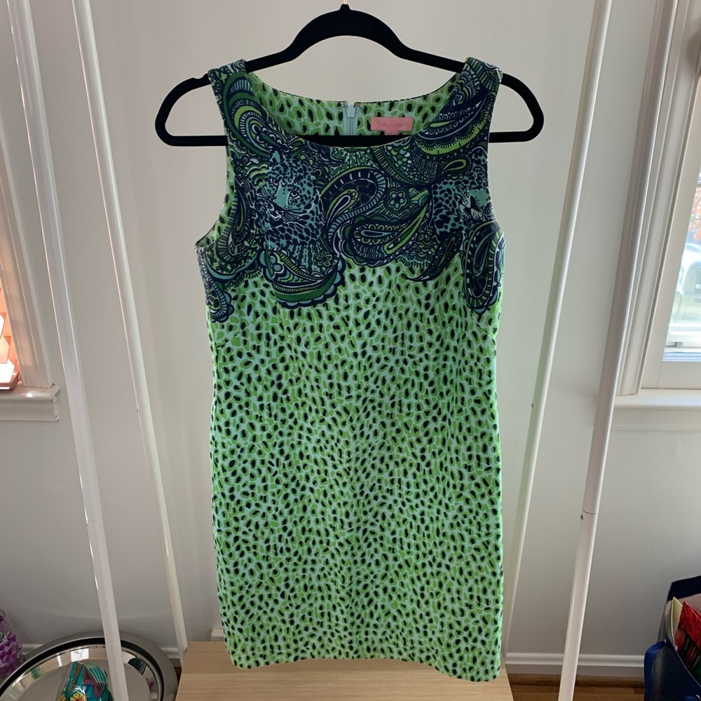 Lilly Pulitzer Leopard print shift dress